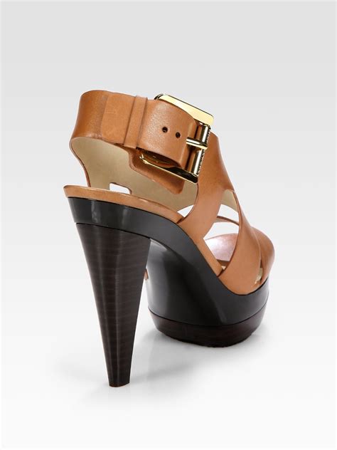 sandals michael kors shoes women|Michael Kors genuine leather sandals.